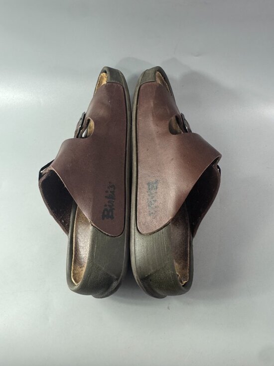 Birkenstock Special Edition Brown Leather Arizona Sandals, Size 41 main image 5